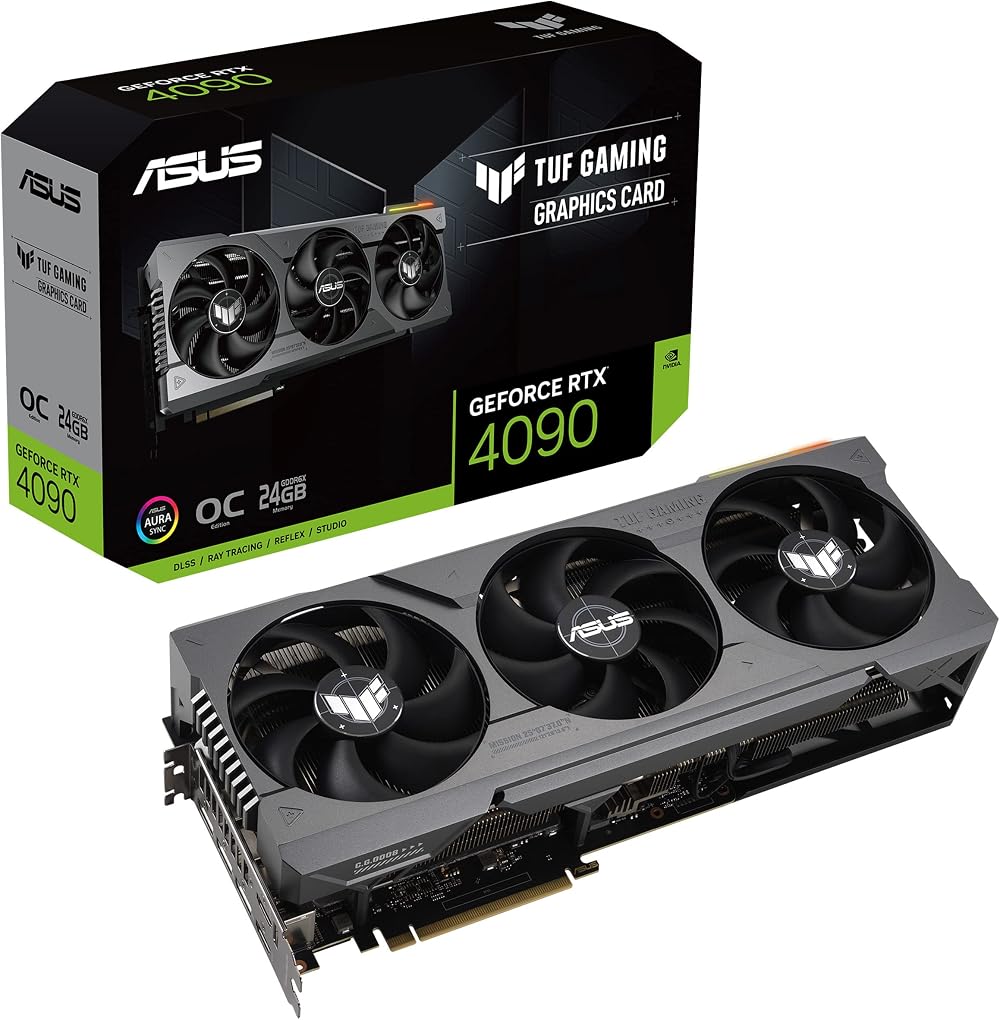 ASUS TUF Gaming GeForce RTX 4090 OC Edition 24GB GDDR6X PCIe 4.0 Graphics Card