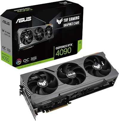 ASUS TUF Gaming GeForce RTX 4090 OC Edition 24GB GDDR6X PCIe 4.0 Graphics Card