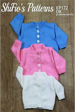 prem baby cardigan pattern