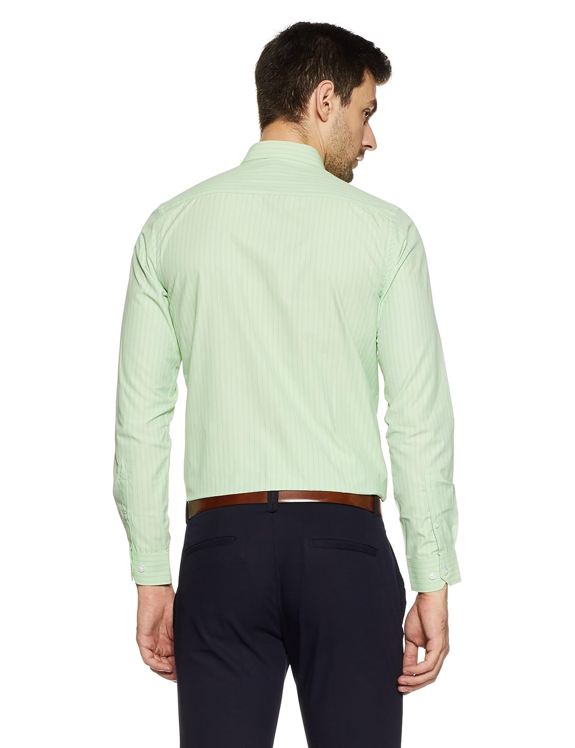 ex by excalibur men's solid regular fit formal shirt