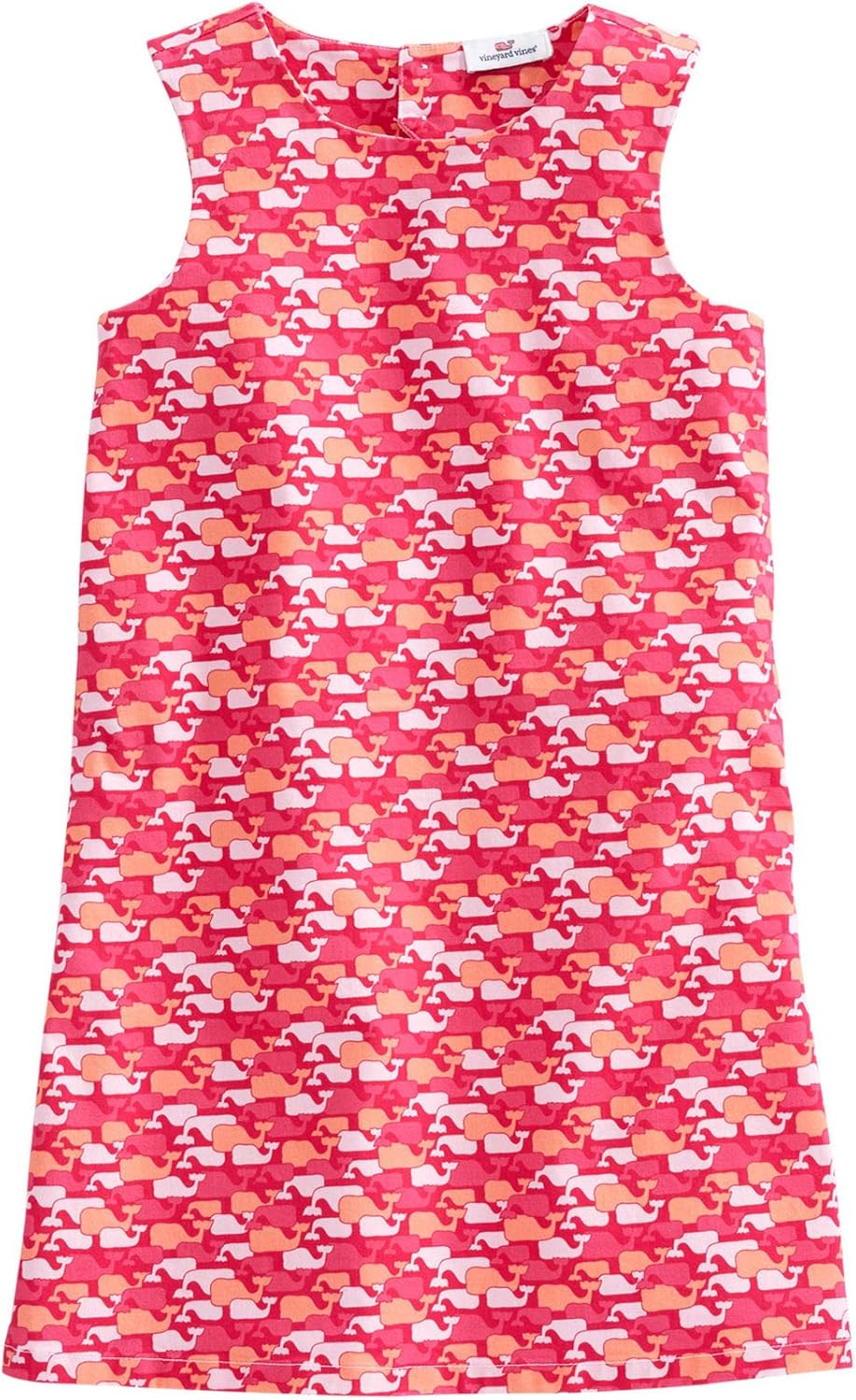 Vineyard Vines Girls Whale Outline Dress (XL 16) Red