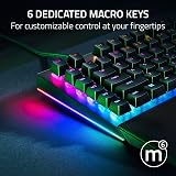 Razer BlackWidow V4 Green Switch Mechanical Gaming Keyboard UK Layout view 5