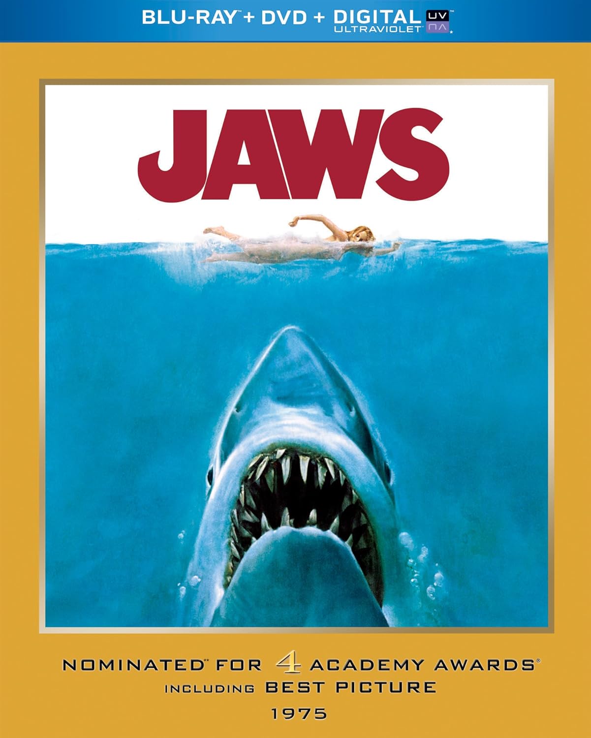 Jaws (Bluray + DVD + Digital with UltraViolet) Roy