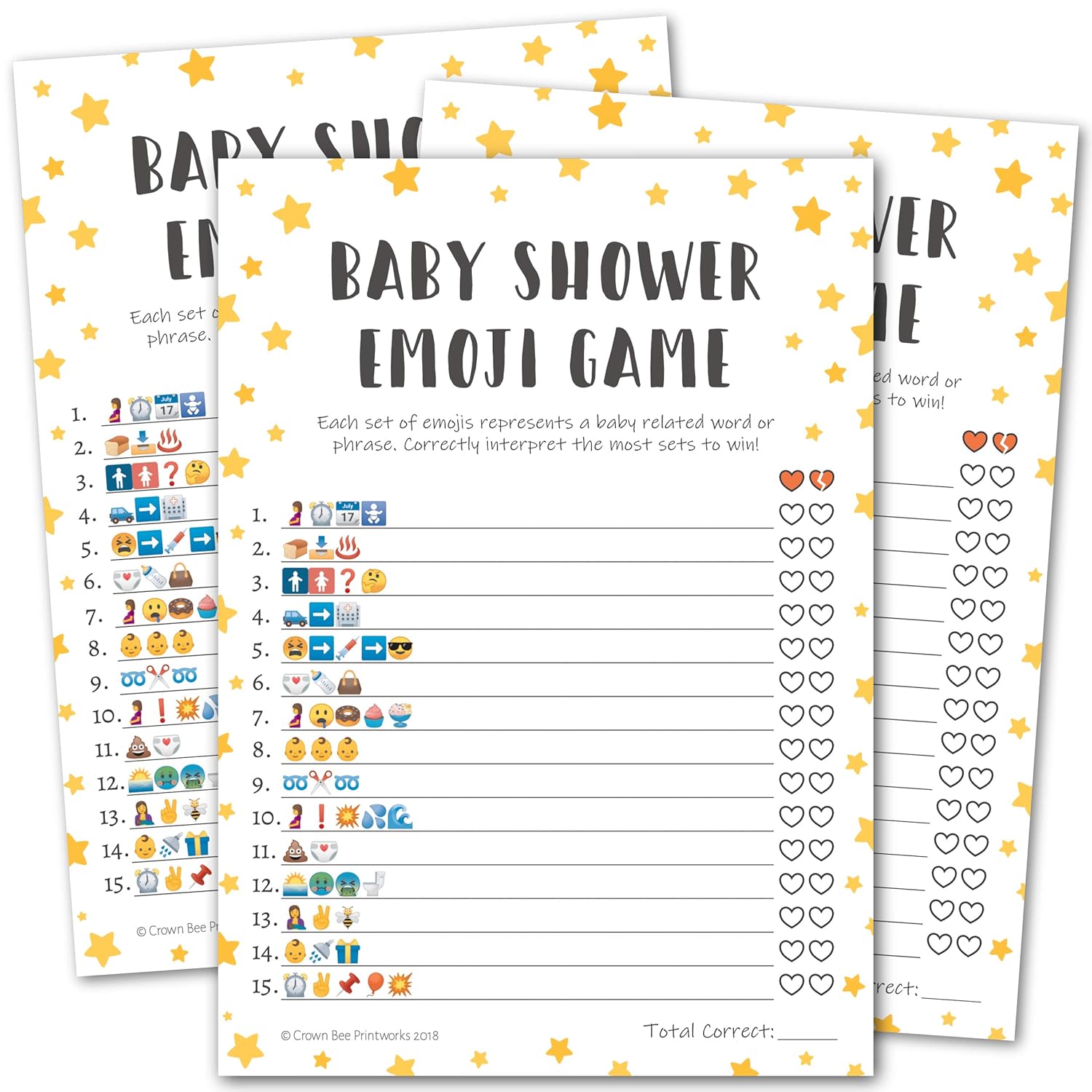 Amazon Com Baby Shower Emoji Pictionary Game Twinkle Twinkle Amazon Com Baby Shower Emoji Pictionary Game Twinkle Twinkle