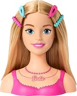 Barbie Styling Head Blonde Hair with 20 Colorful Accessories Toy view 7
