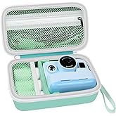 Grapsa Case Compatible with DYLANTO for ESOXOFFORE for ETIKEZ for YTETCN for DUDUDRAGON Instant Print Camera, Kids Camera Storage for Accessories (Box Only) (Single Case, Green)