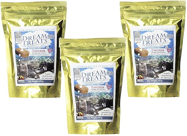 WYSONG DREAM TREATS CHICKEN – FOR DOGS/CATS/FERRETS –...