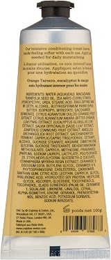 Crabtree & Evelyn Tarocco Orange Eucalyptus Sage Hand Therapy Cream 100g view 4