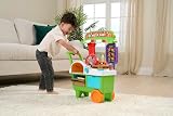 LeapFrog Build-a-Slice Pizza Cart Pretend Food Toy 30+ Pieces English view 9