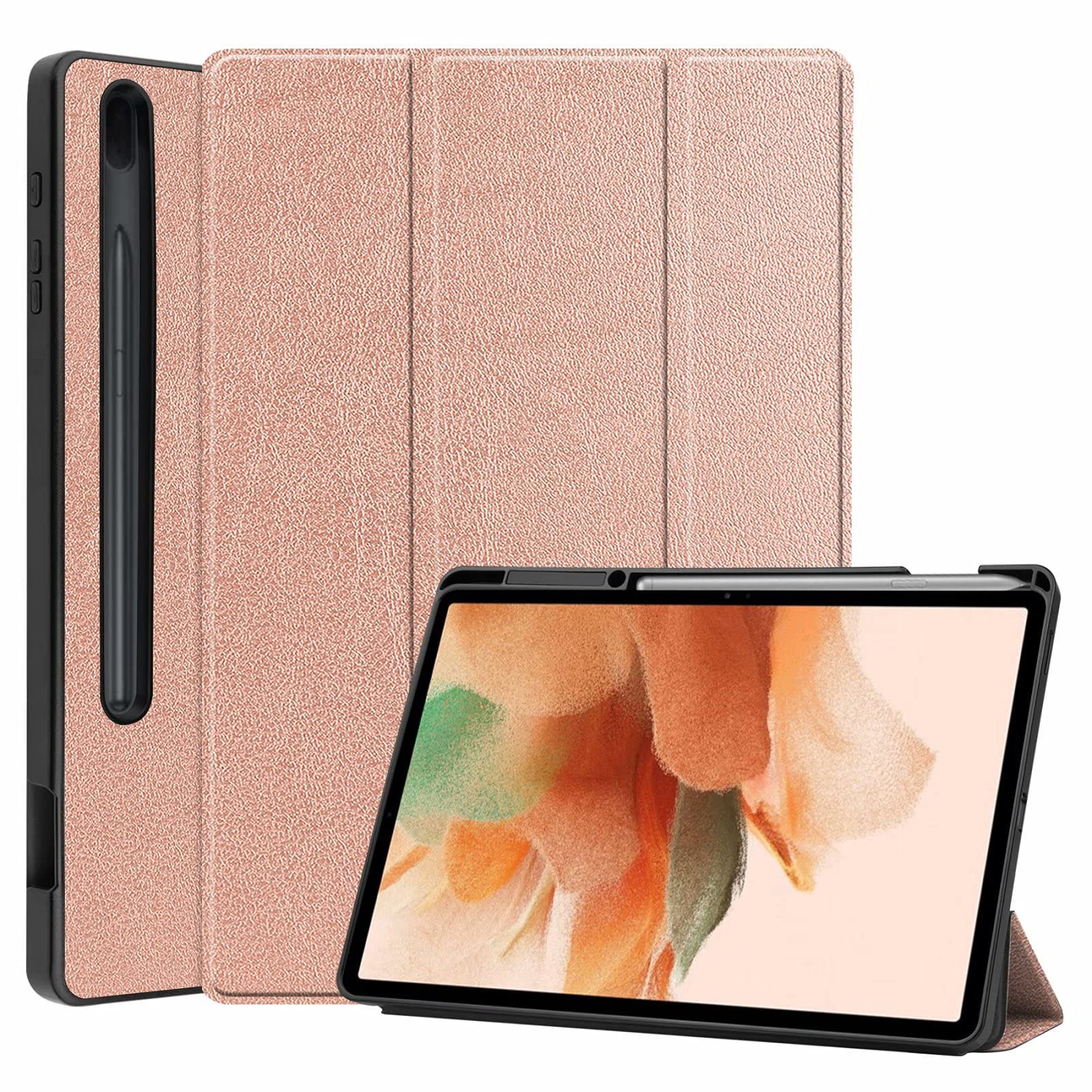 Acelive Case Compatible with Samsung Galaxy Tab S8 Plus/Tab S7 FE/Tab S7 Plus 12.4 inch with S Pen Holder — image 1
