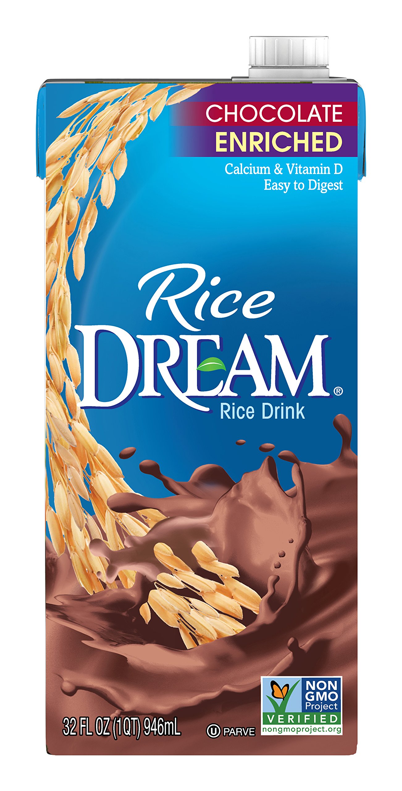RICE DREAM Classic Vanilla Rice Drink, 32 fl. oz. (Pack of