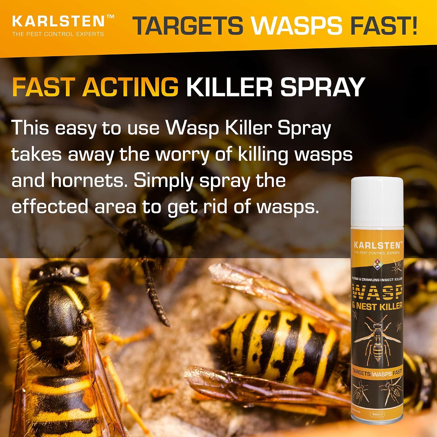Karlsten Wasp & Nest Killer Spray - Image 3