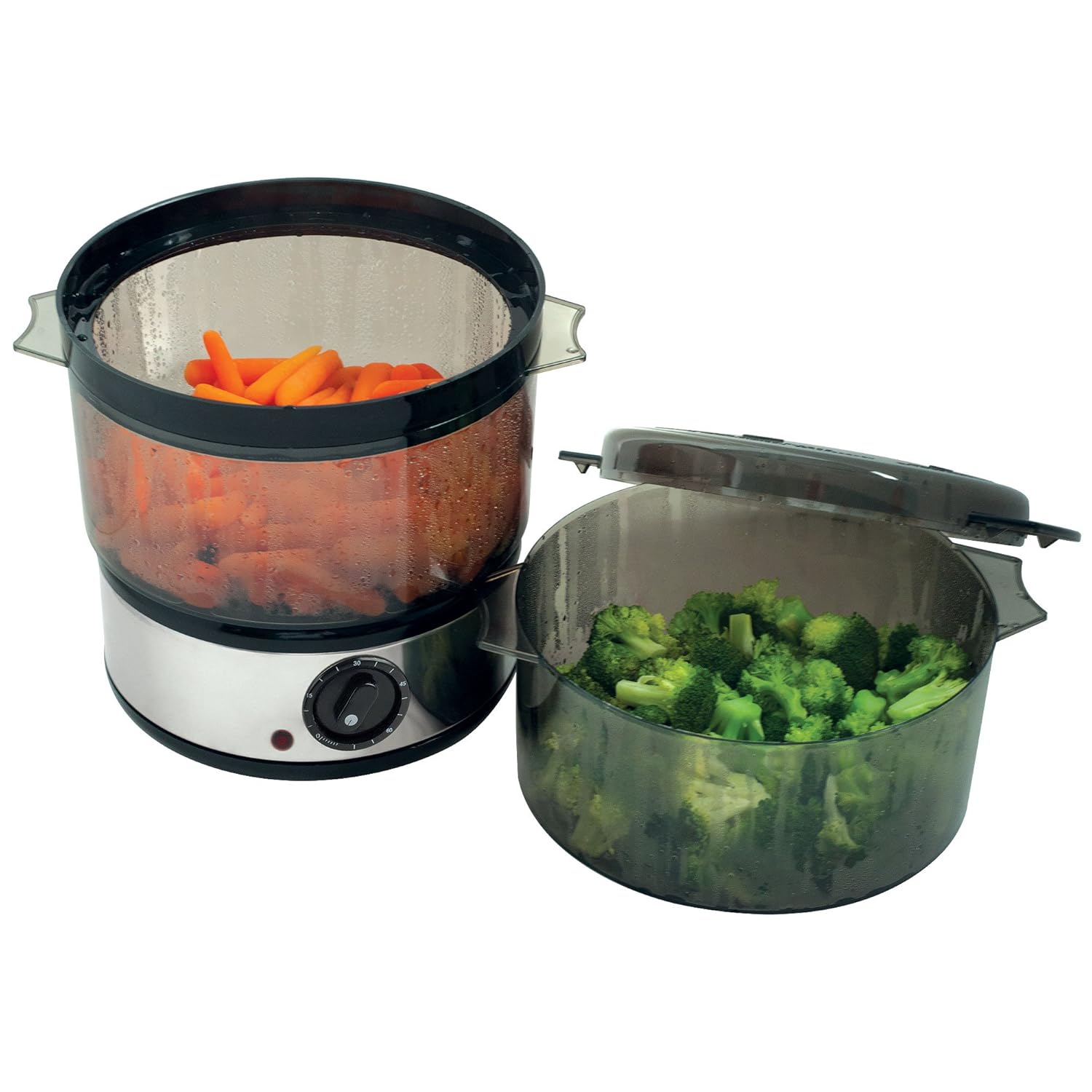 Stainless Steel Electric Food Steamer Vegetable Meat Rice Cooker 4