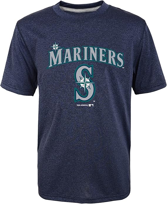 MLB Seattle Mariners Team Tee (Navy), XLarge Clothing