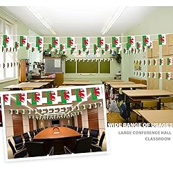 Wales String Flag Pennant Banner, Small Mini Welsh