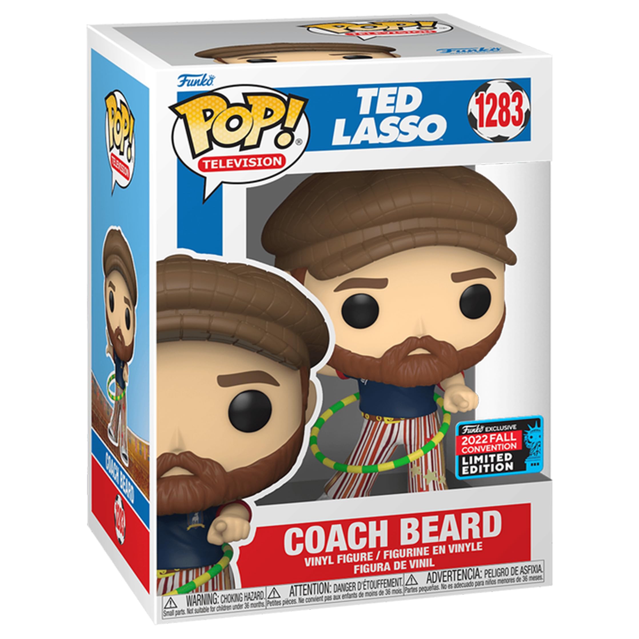 Funko POP! TV:Ted Lasso Coach Beard Vinyl Figure 2022 Fall Convention Exclusive,Brown