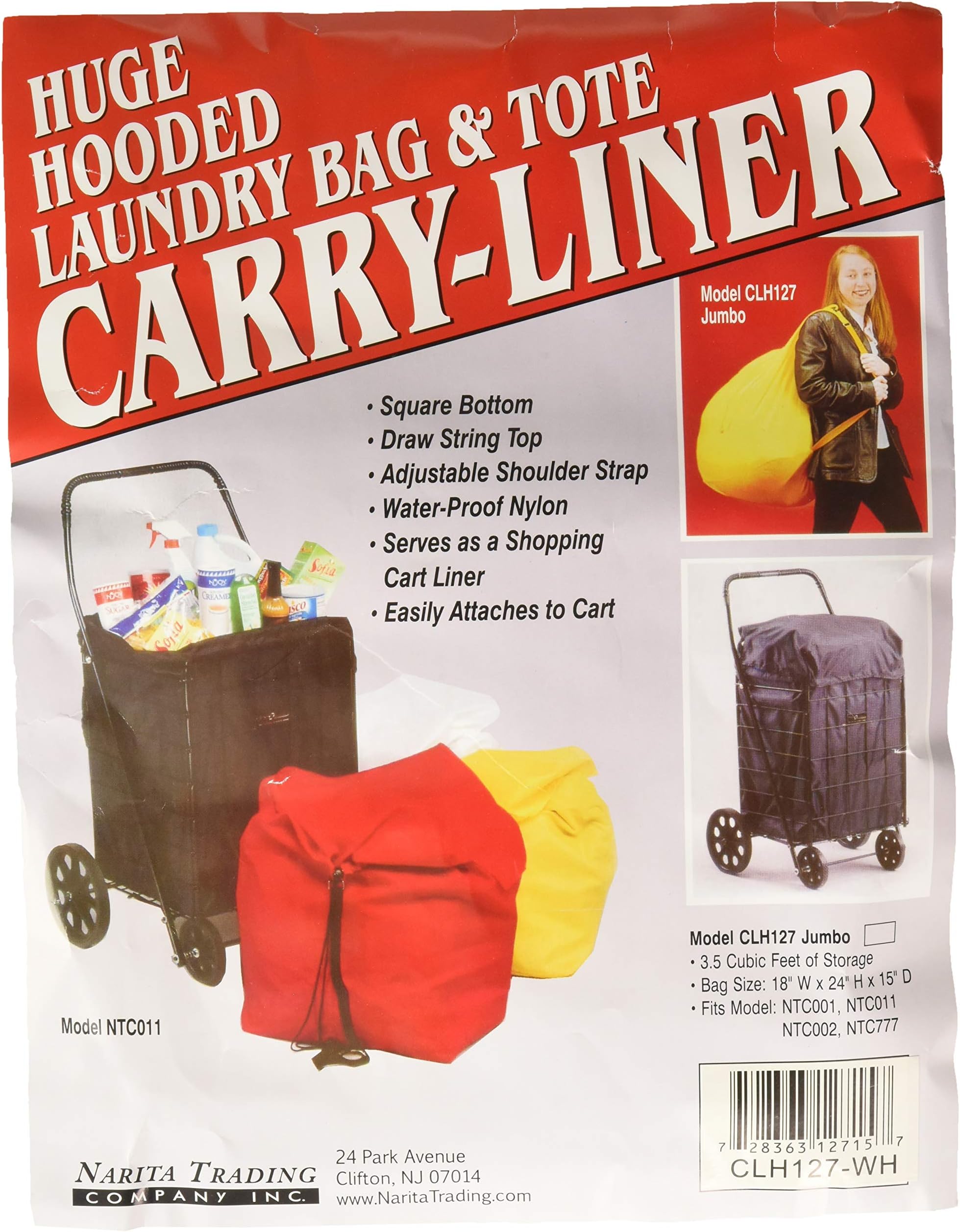 Easy Wheels Hooded Carrier Jumbo Liner, White