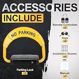 Automatic Parking Barrier 30M Remote Control Yellow view 3