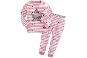 VAENAIT BABY 12M-12Y Infant Kids Junior Boys Girls Animal Truck Rabbit Character 100% Cotton Pajamas Set