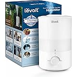 LEVOIT Humidifiers for Bedroom Large Room, 3L Cool Mist Top Fill Oil Diffuser for Baby Nursery and Plants, 360° Nozzle, Quiet