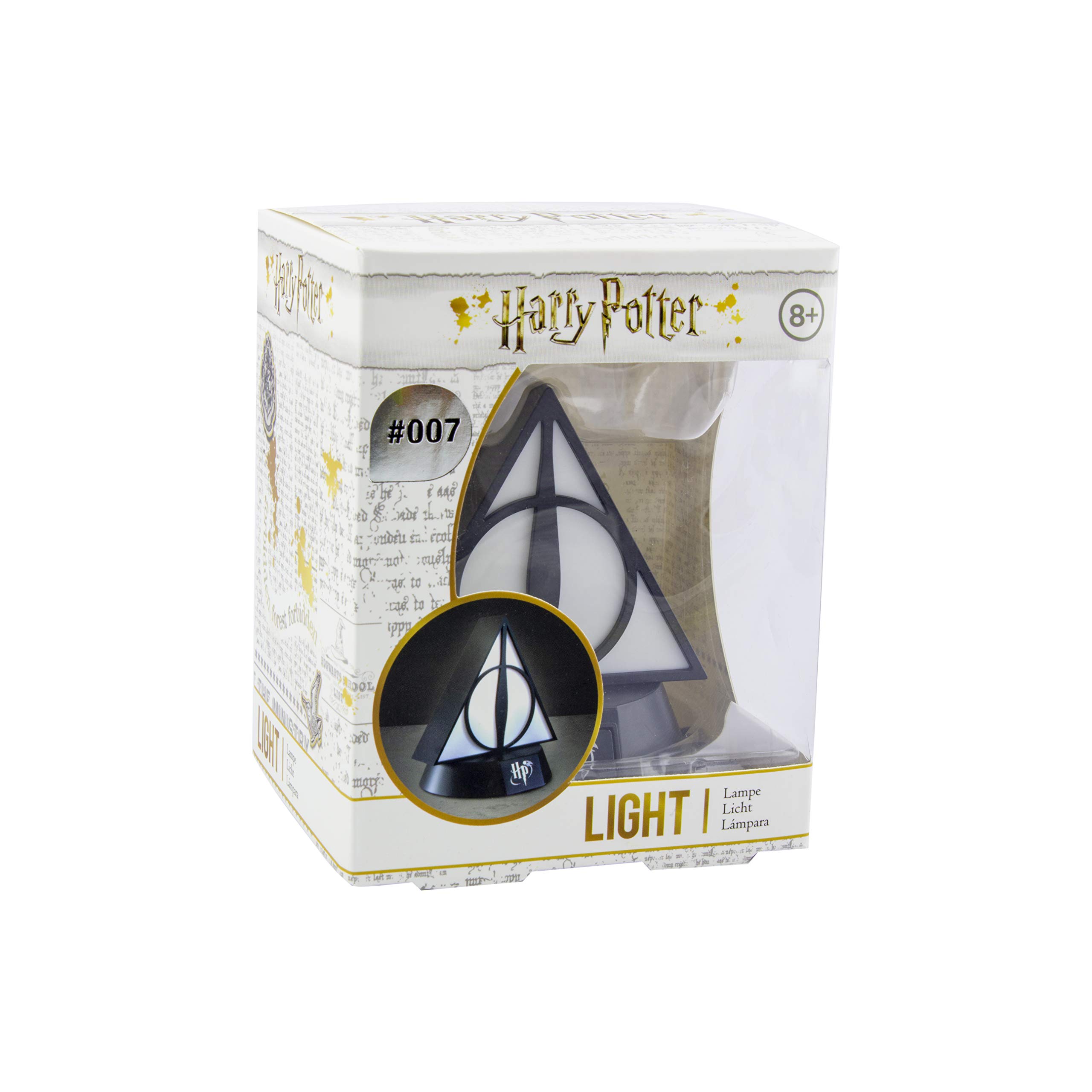 Deathly Hallows Icon Light BDP | Inspired by Harry Potter Series | Ideal Night Light for Kids Bedrooms, Office & Home | Pop Culture Lighting Merchandise