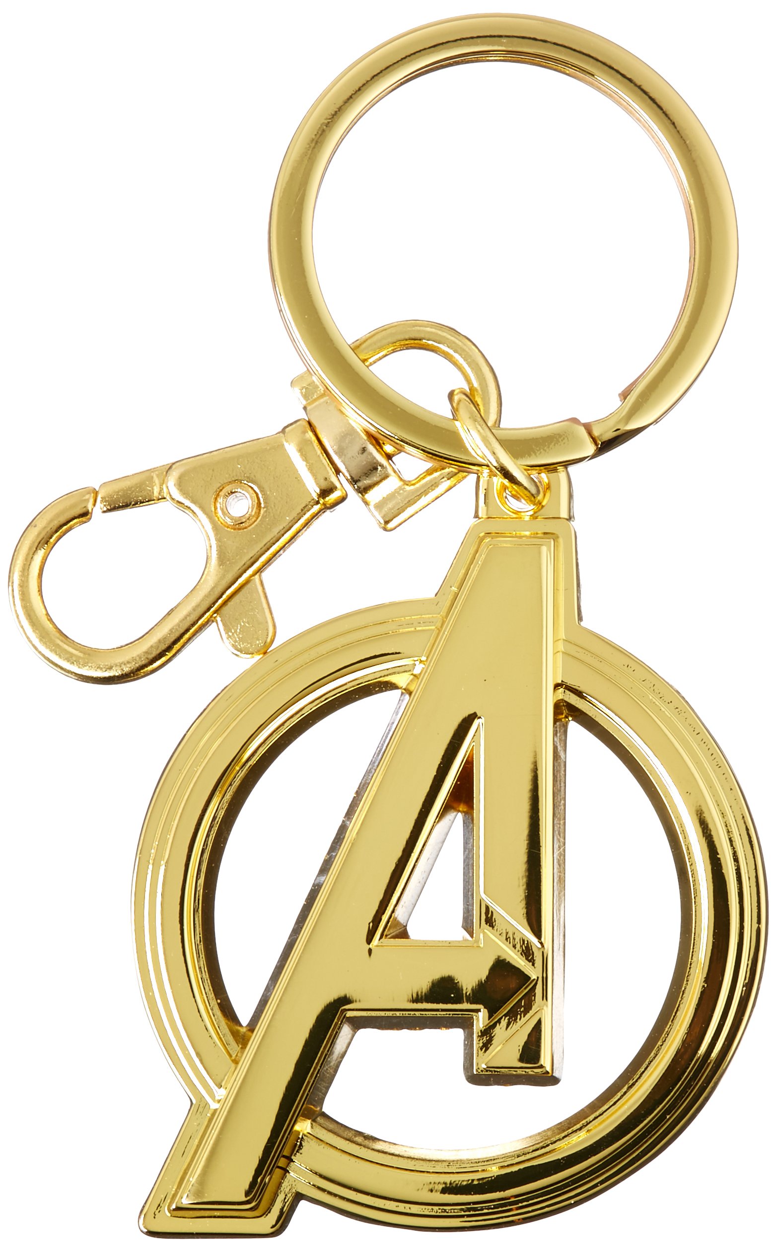 Monogram Avengers Keyring Golden Logo