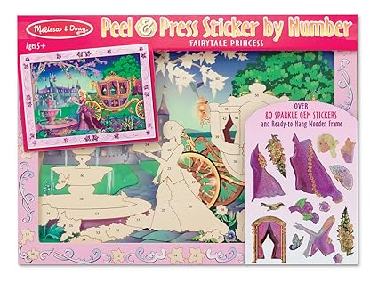 melissa and doug sticker by number