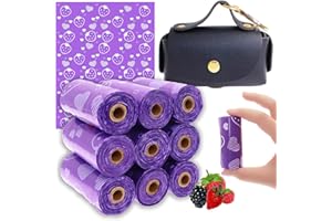 Eyryfui Sanitary Napkin Disposal Bags with Dispenser Feminine Hygiene Disposal Bags for Tampons Trash Bag, Personal Care Sanitary Bag for Women Privacy Handling (Purple)