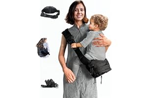 BaseSmall - Original 4-in-1 Toddler Sling Carrier, Shoulder Bag, Diaper Bag & Baby Hip Carrier - USA Safety-Certified Toddler