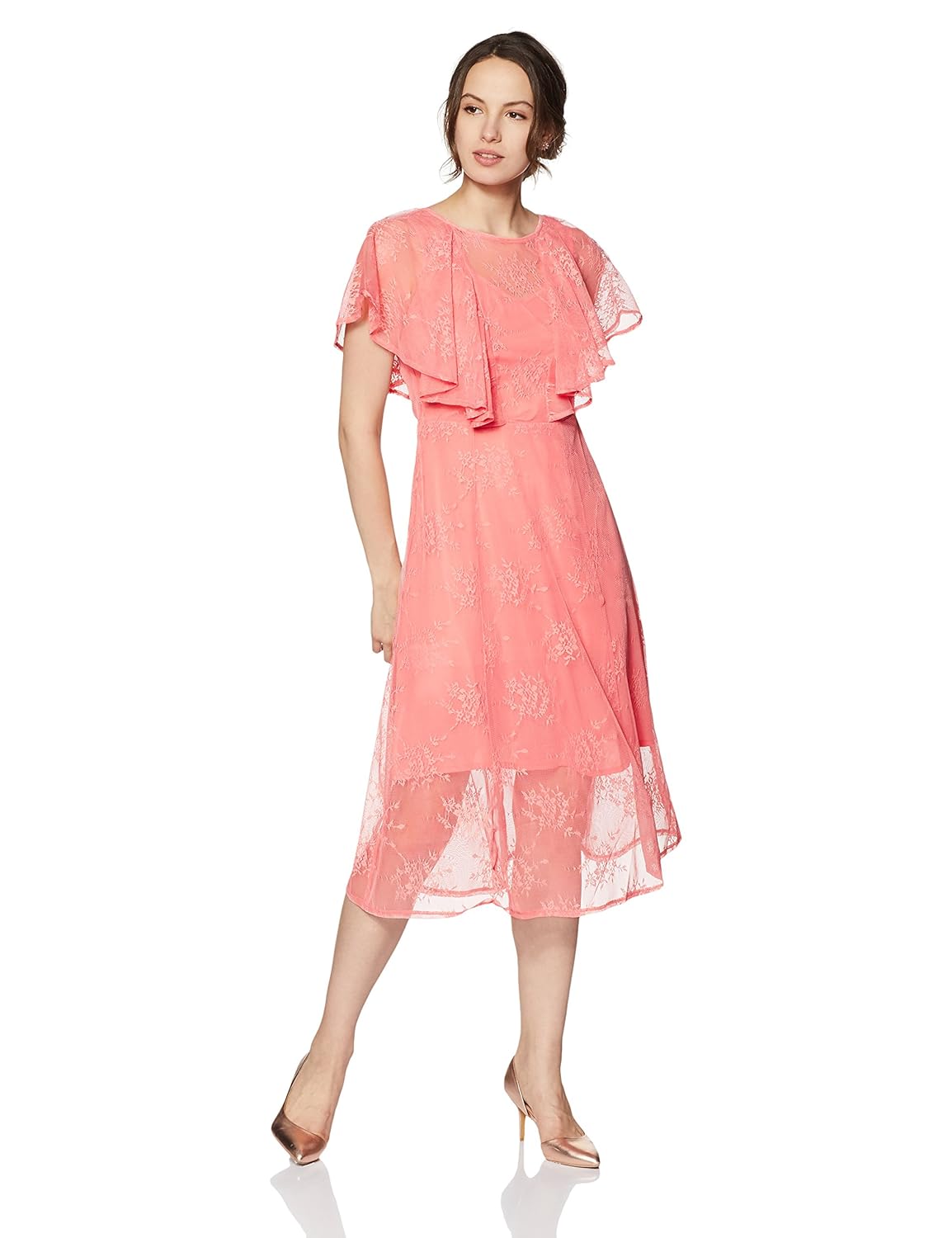 vero moda women's a-line knee-long dress