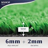 Bishop Artificial Grass 6ft x 3ft Realistic Outdoor Indoor Lawn Astro Turf view 3