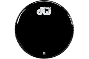 DW Drum Workshop 22" Gloss Black Bass Drum Head