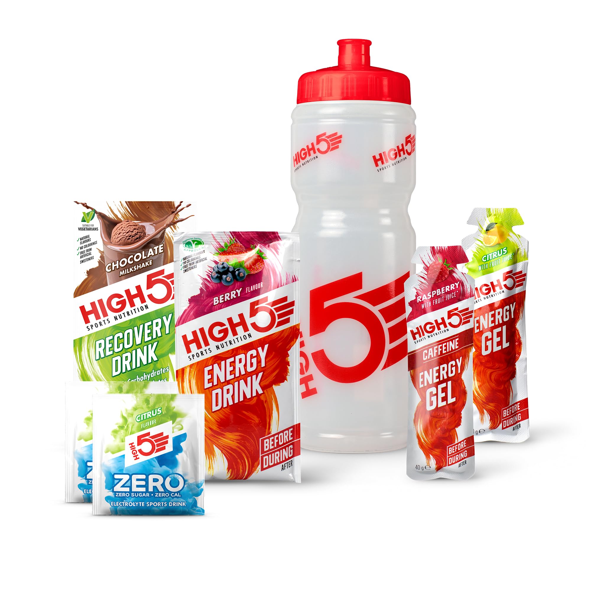 HIGH5 Starter Kit Nutrition Pack Combining Energy, Hydration & Recovery,