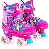 RunRRIn Adjustable Kids Roller Skates for Girls Boys with Light Up Wheels –Skates for Kids Ages 6-12, Toddler 3-5, Youth and Women Beginners Indoor and Outdoor