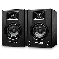 M-Audio BX3 3.5" Studio Monitors, HD PC Speakers for Recording and Multimedia with Music Production Software, 120W, Pair