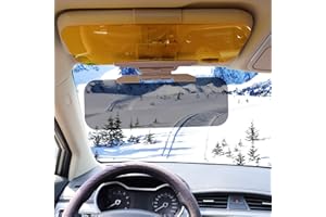 Huakan 2Pack Sun Visor for Car, Car Visor Extender Sun Blocker for Car Windshield, Car Sun Visor HD for Sunlight Snow Anti-Glare UV-Filtering