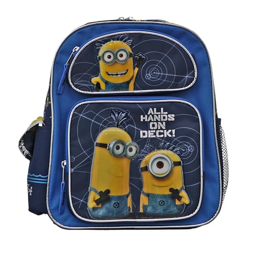 Despicable Me 2 Minion 12" Backpack & Lunch Box - All Hands On Deck! (843340090559)
