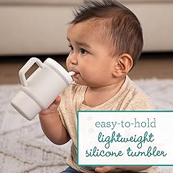 Infantino My 1st Tumbler, Silicone Sippy Cup with