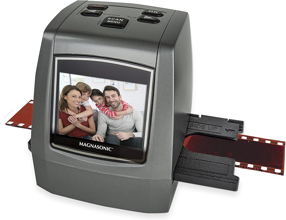 Magnasonic 22MP Film Scanner 35mm 110 Super 8 Slides Negatives 2.4" LCD