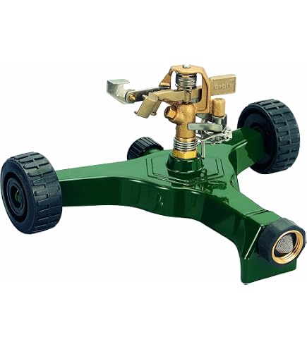 Orbit Zink-Schlagsprinkler | Bis 24,4 M Durchmesser, Verstellbarer Winkel | Für Große Rasenflächen