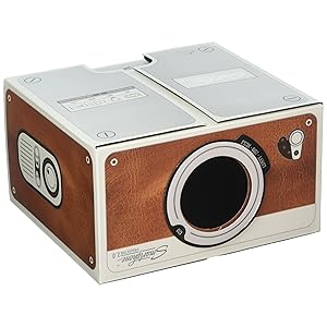 Smartphone Projector 2.0, Portable Phone Projector, Brown - Luckies Of London