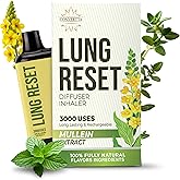 Lung Detox Rechargeable Mullein Diffuser Pen | Natural Mullein Leaf | Lung Health & Detox | Herbal Mullein Diffuser Pen 3000 Uses