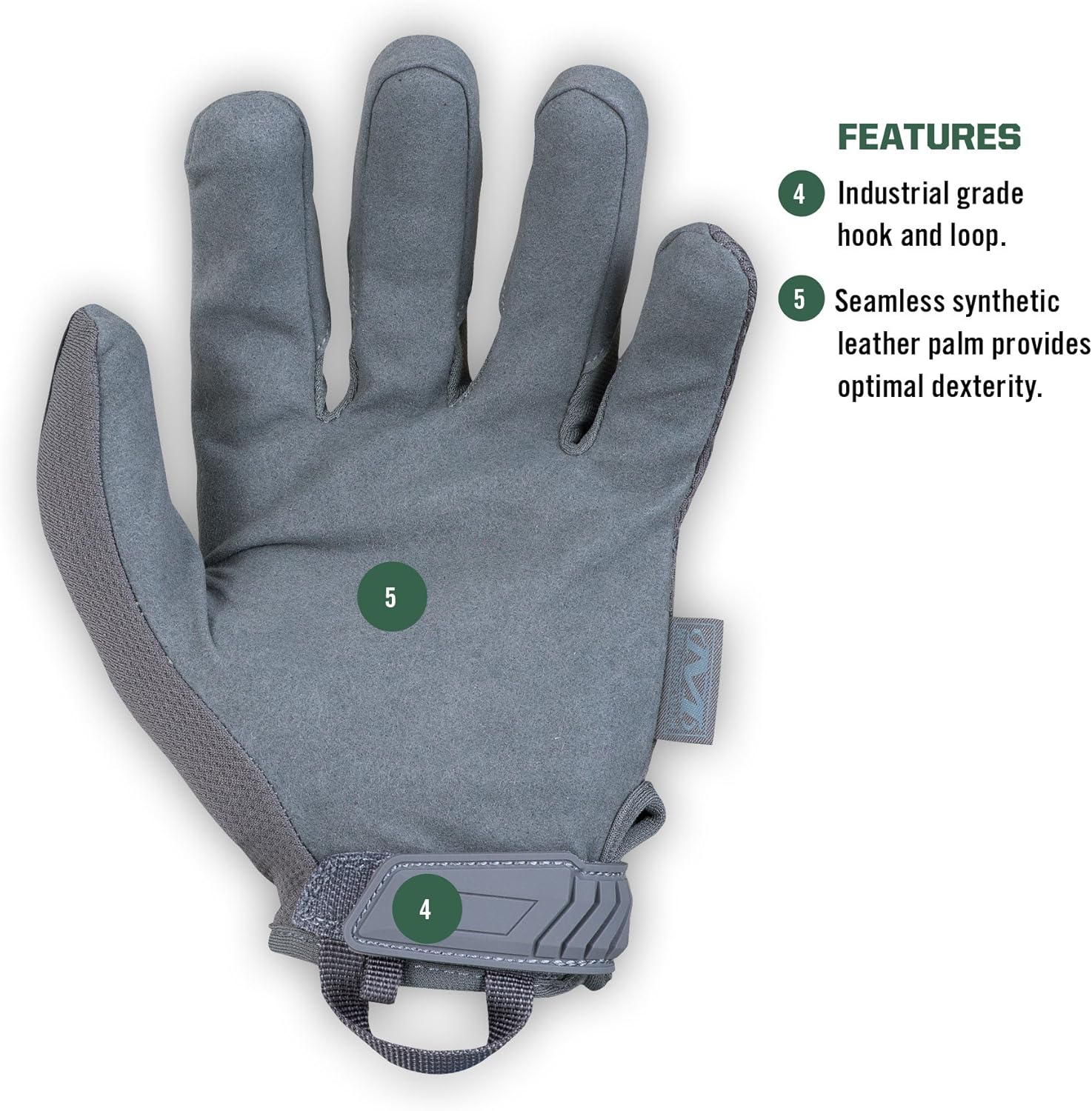 Mechanix Wear - Original Wolf Grey Tactical Gloves (Medium, Grey): Sports & Outdoors