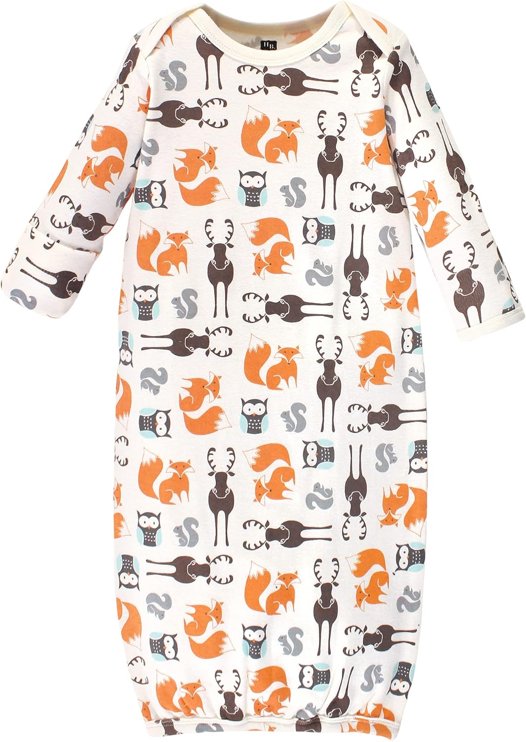 Hudson Baby Unisex Cotton Gowns: Clothing