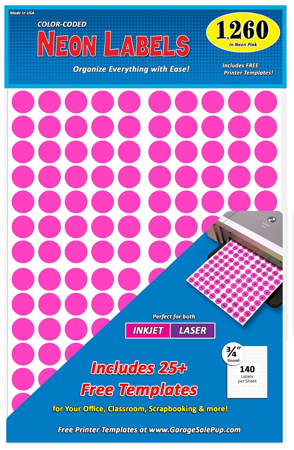 Pack Of 1260 3 4 Round Color Coding Circle Dot Labels Bright Purple 8 1 2 X 11 Sheet Fits Any Printer Labels Stickers Kolenik Color Coding Labels Pack Of 1260 3 4 Round Color Coding Circle Dot Labels Bright Purple 8 1 2 X 11 Sheet Fits Any Printer Labels Stickers Kolenik Color Coding Labels