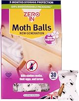 Zero In New Generation Moth Balls 30 Pack Transfluthrin Up To 3 Months view 1