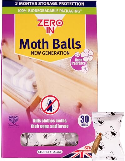 Zero In New Generation Moth Balls 30 Pack Transfluthrin Up To 3 Months