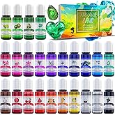 Alcohol Ink Set, Alcohol Paint for Resin, 24 Vibrant Colors (Each 0.35oz) | Concentrated Alcohol-Based Ink Resin Epoxy, Acrylic Ink Resin Dye for Resin Art, Tumblers, Painting, Drawing &amp; Art Supplies