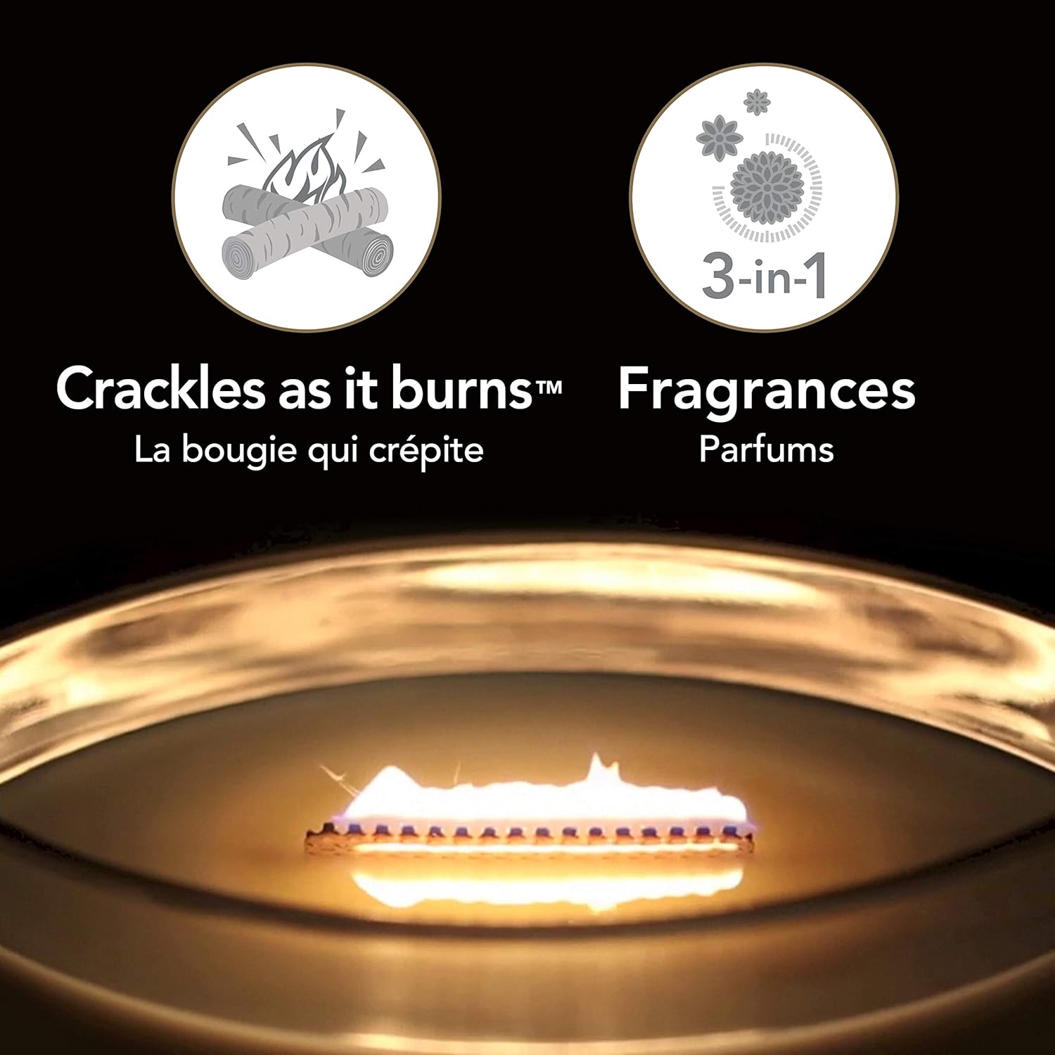 Woodwick Ellipse Trilogy Scented Candle with Crackling Wick Calming Retreat Up to 50 Hours