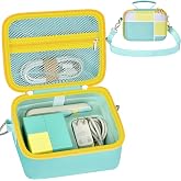 Grapsa Custom-Fit Travel Case for Nex Playground Game System, Box Only | Molded Compartments with Pull Tabs for Console, Remote &amp; Charger; with Handle and Shoulder Strap, for Kids, Family Trips